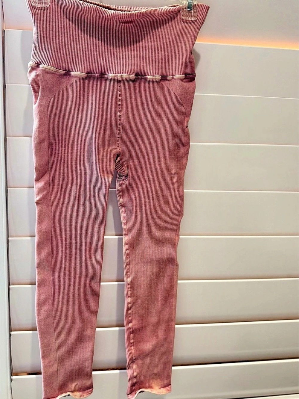 Free People Movement Good Karma Tie-Dye Leggings Pink, size small